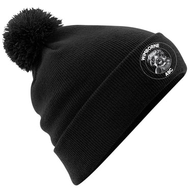 Wimborne Abc Bobble Hat Black
